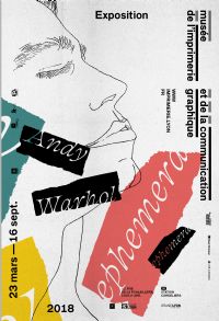 Exposition Andy Warhol Ephemera. Du 28 mars au 16 septembre 2018 à Lyon. Rhone.  10H30